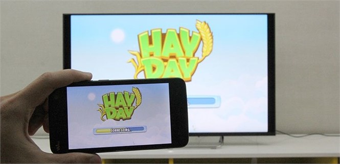 Cách phản chiếu hình ảnh từ điện thoại lên Android tivi Sony