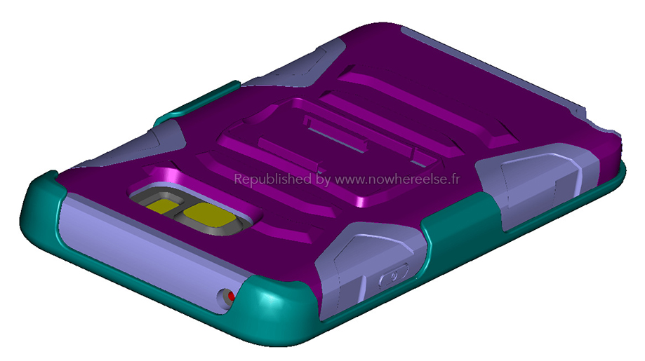 Ảnh rò rỉ vỏ bảo vệ Galaxy Note 5 3