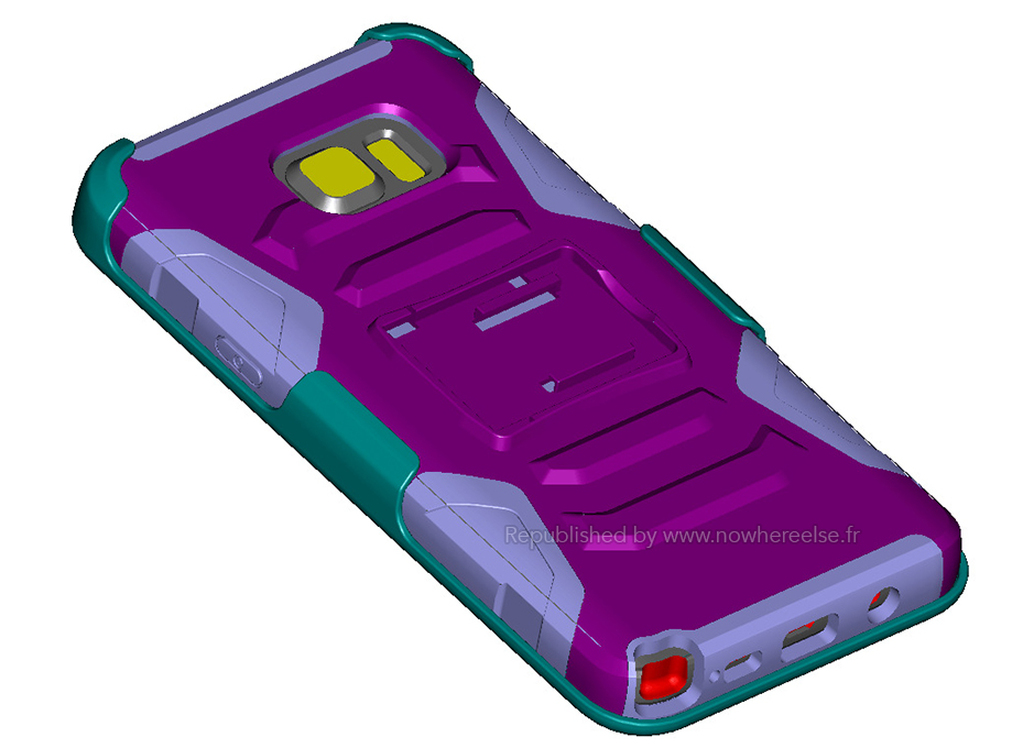 Ảnh rò rỉ vỏ bảo vệ Galaxy Note 5 4