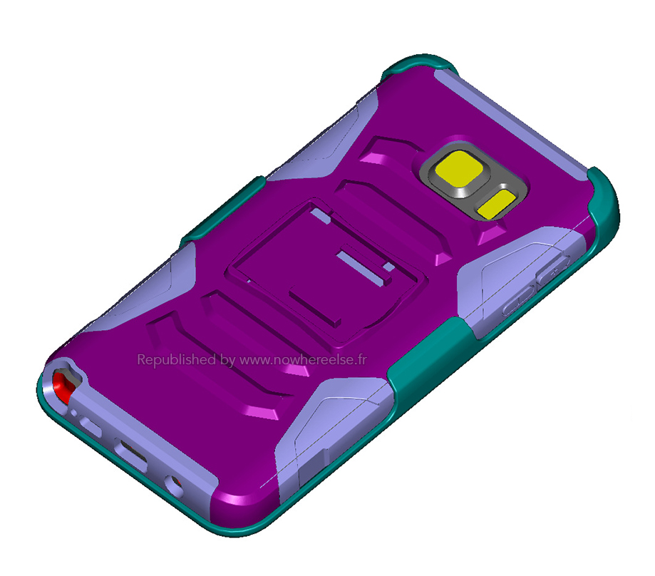 Ảnh rò rỉ vỏ bảo vệ Galaxy Note 5 5