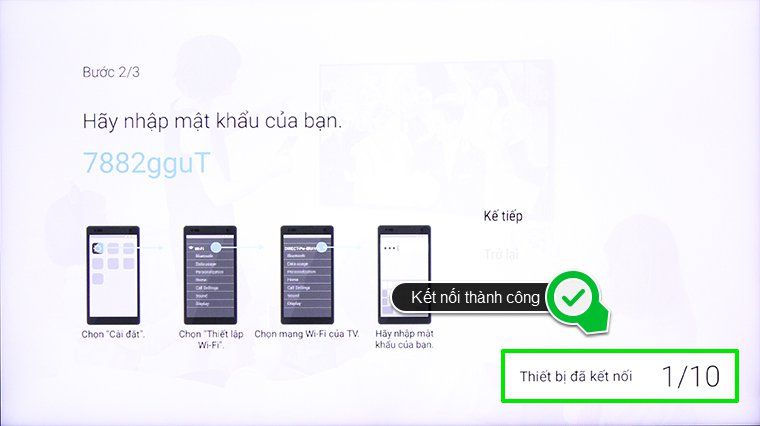 Cách sử dụng tính năng Photo Share trên Android Tivi Sony 2015 > Kết nối thành công