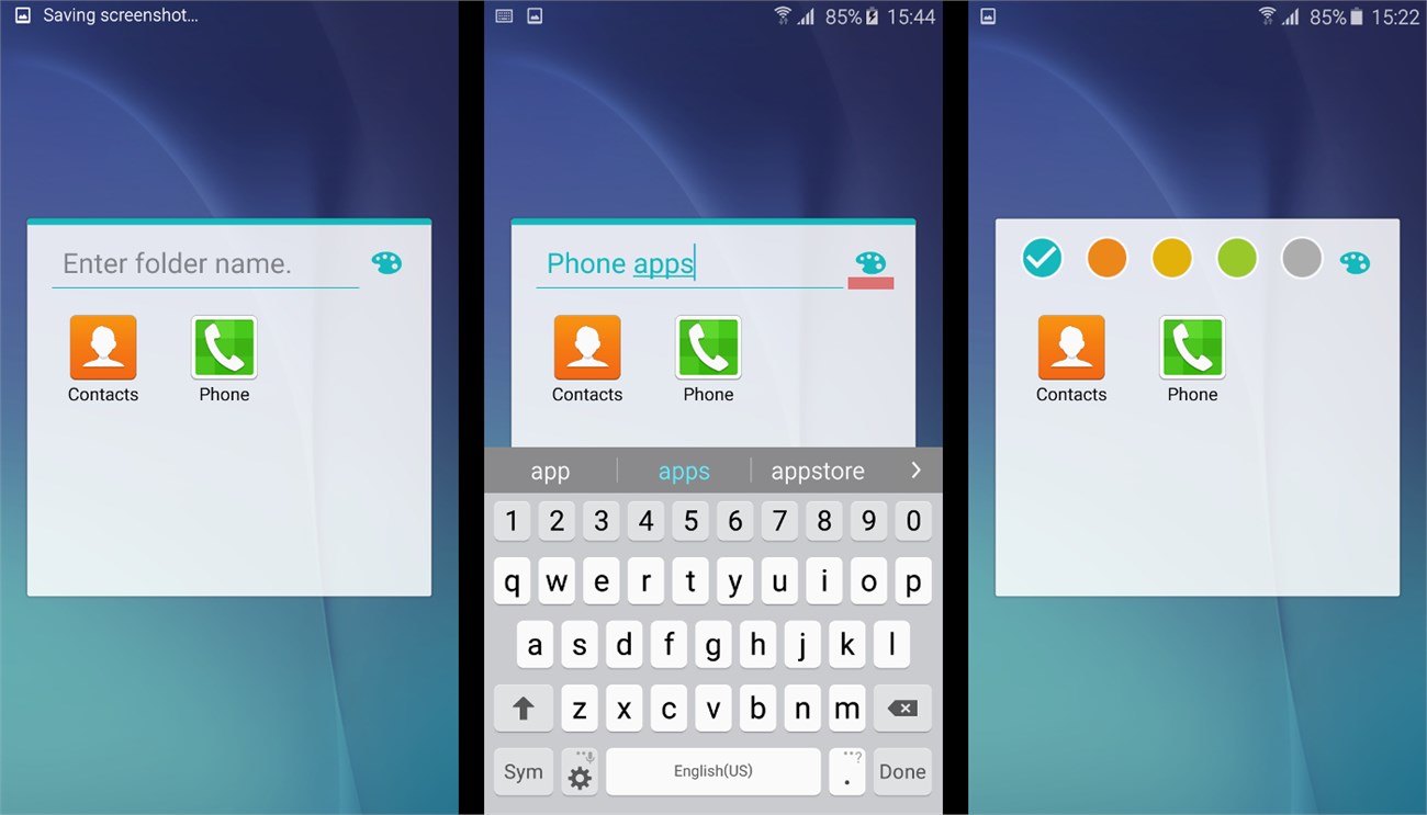 Đặt trên cho thư mục ứng dụng