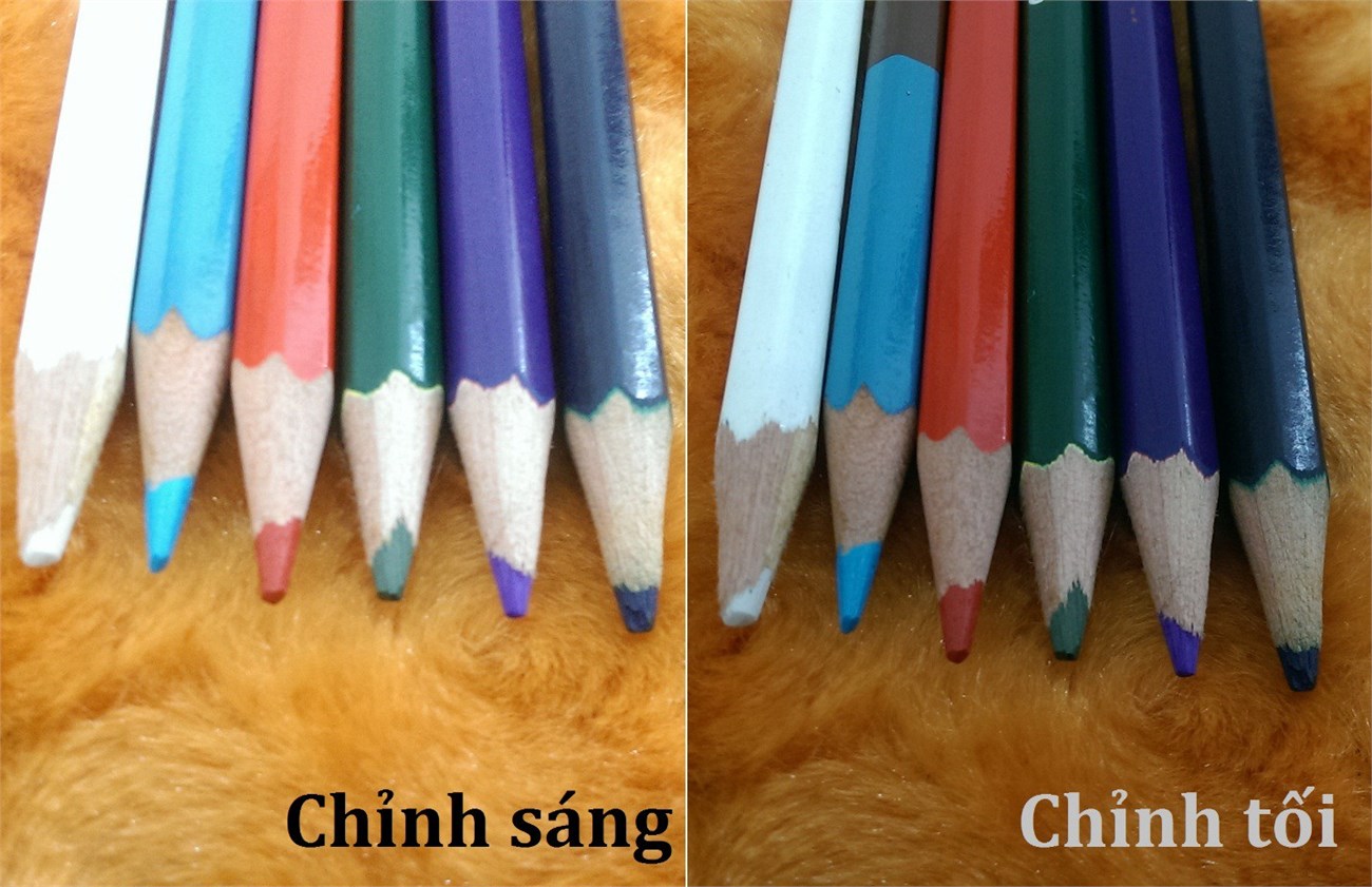 Điều chỉnh khác nhau