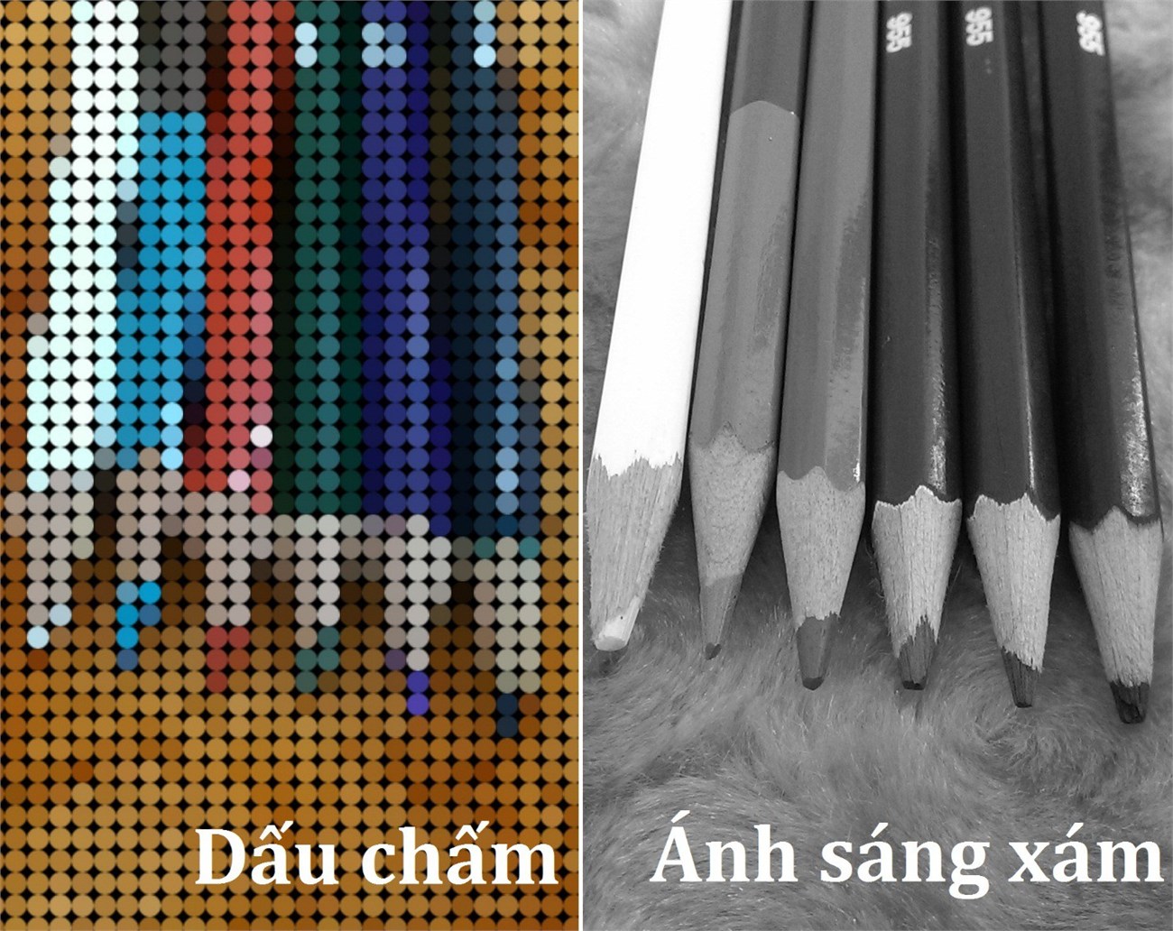 Hai chế độ màu khác nhau