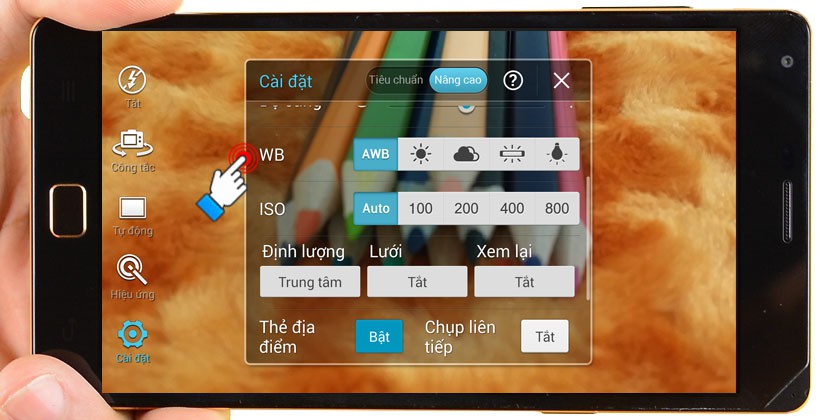 Chọn ký hiệu WB