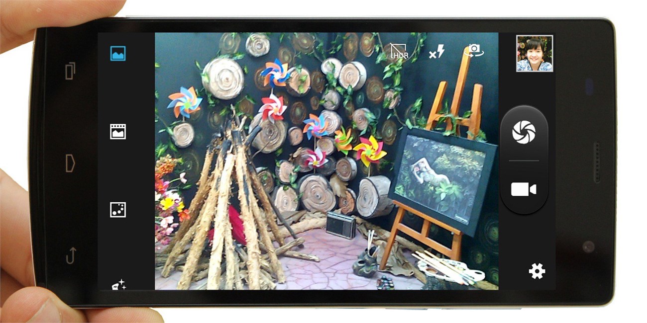 Giao diện chụp camera sau đơn giản Giao diện chụp camera sau đơn giản