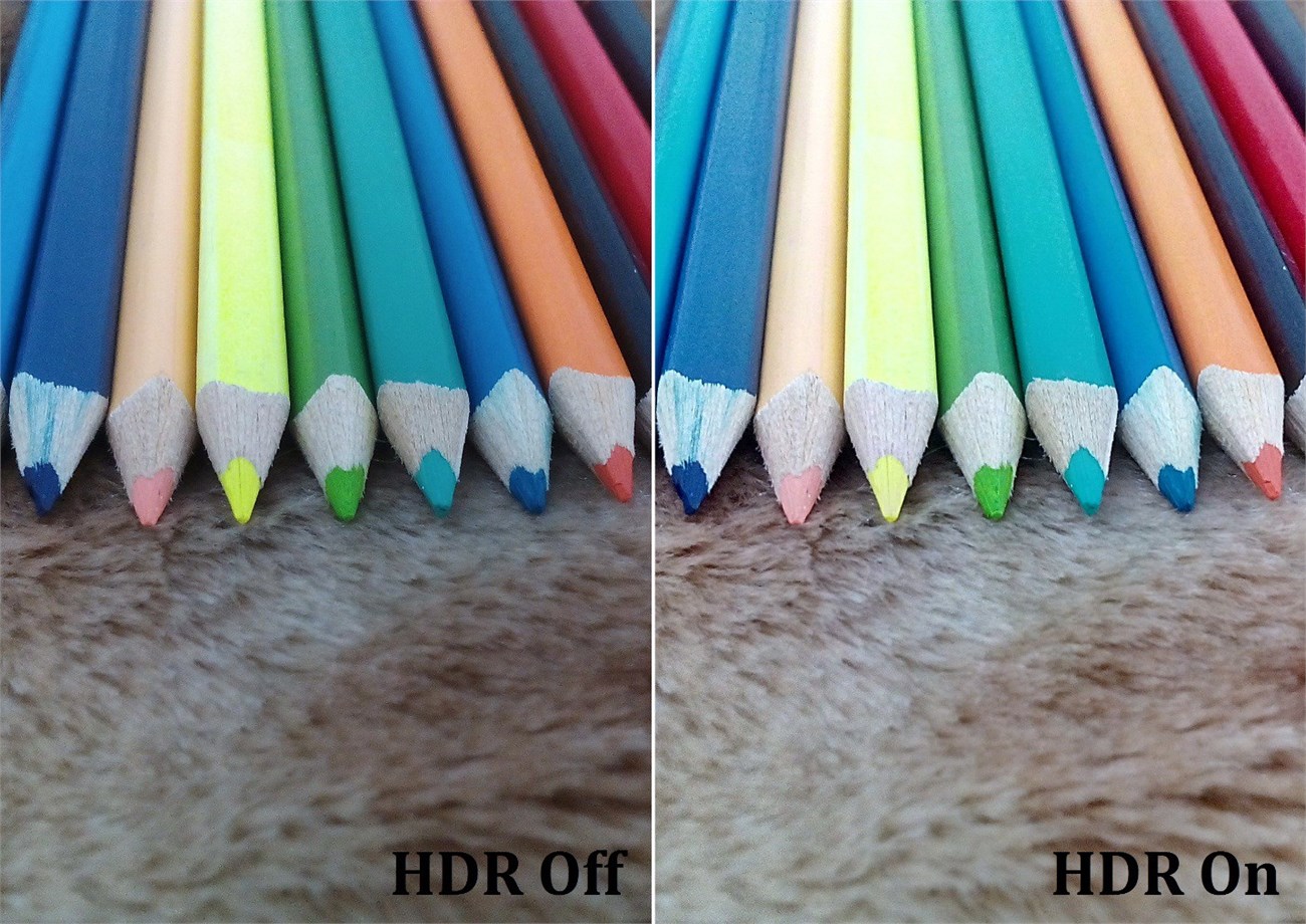 HDR cho màu sắc tươi và sáng hơn HDR cho màu sắc tươi và sáng hơn