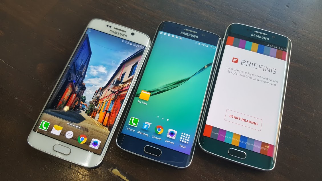 Galaxy S6 Edge màu Green Emerald 3