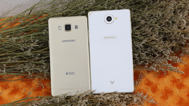 So sánh Samsung Galaxy A5 và Pantech Vega Iron 2