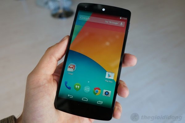 Google lai so ho de lo smartphone Nexus the he moi