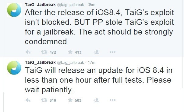 iOS 8.4 vừa ra mắt đã jailbreak