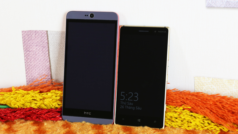 So sánh Lumia 830 và HTC Desire 826