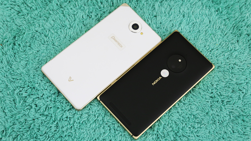 So sánh Lumia 830 và Pantech Vega Iron 2