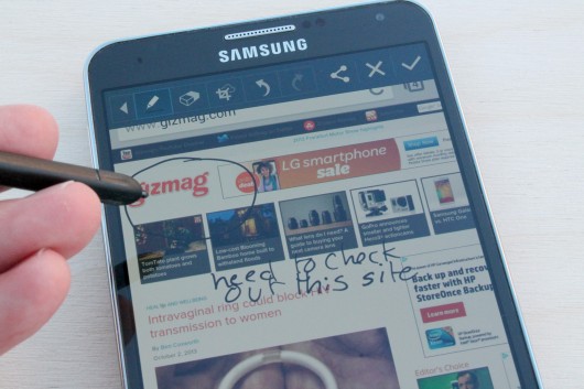 Tính năng Screen Write