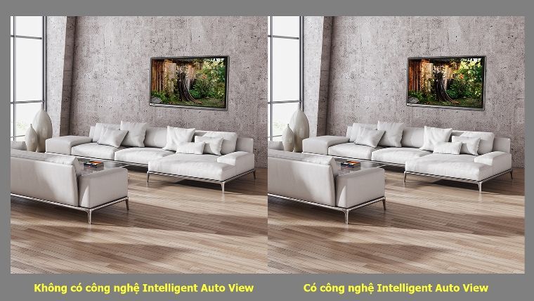Intelligent Auto View mang đến hình ảnh sống động, hài hòa hơn