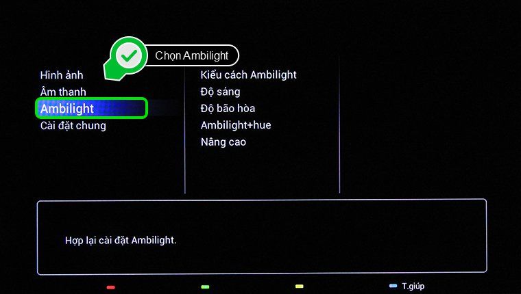 Chọn Ambilight