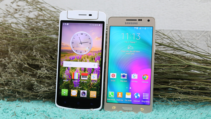 samsung galaxy a5 và oppo n1 mini