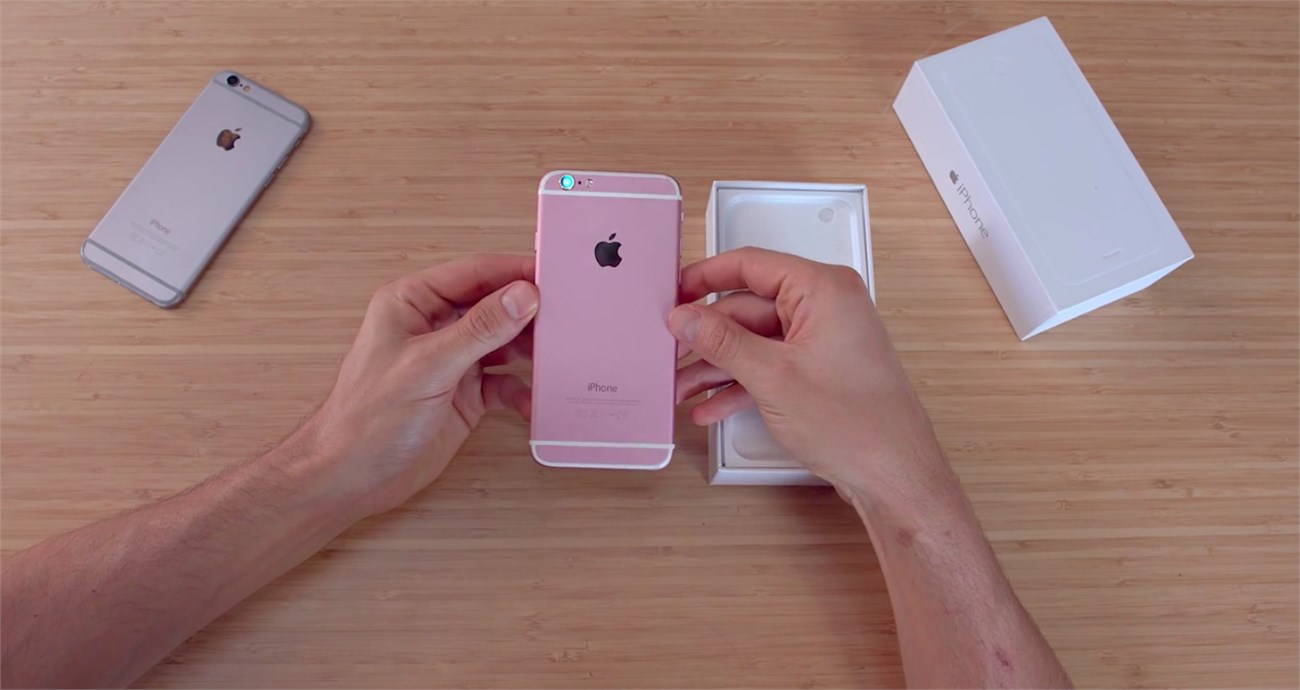 iPhone 6s phiên bản hồng cánh sen iPhone 6s phiên bản hồng cánh sen