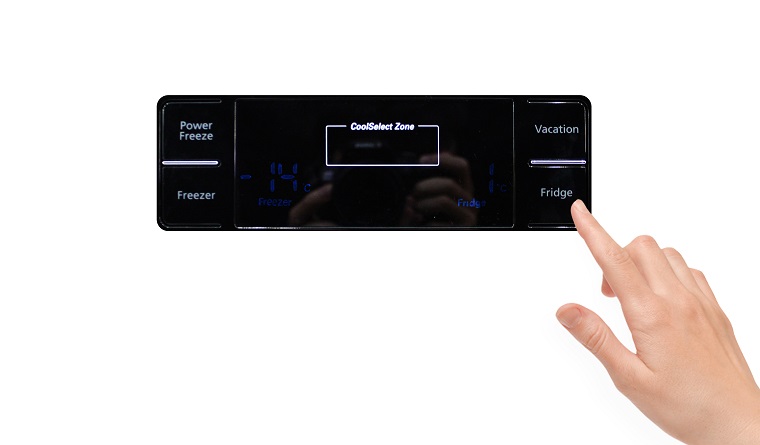 Cách sử dụng bảng điều khiển tủ lạnh Samsung RSH5ZLMR1/XSV 518 lít > Cách sử dụng bảng điều khiển tủ lạnh Samsung RSA1WTSL1-XSV 520 lít