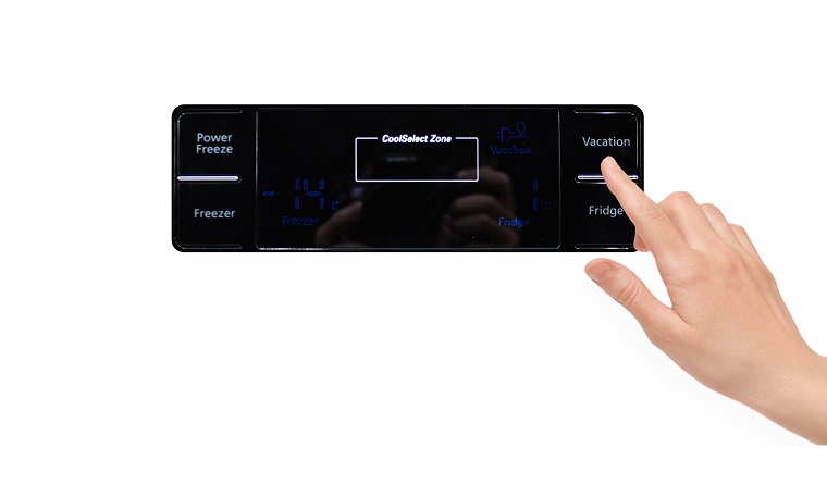 Cách sử dụng bảng điều khiển tủ lạnh Samsung RSH5ZLMR1/XSV 518 lít > Cách sử dụng bảng điều khiển tủ lạnh Samsung RSA1WTSL1-XSV 520 lít