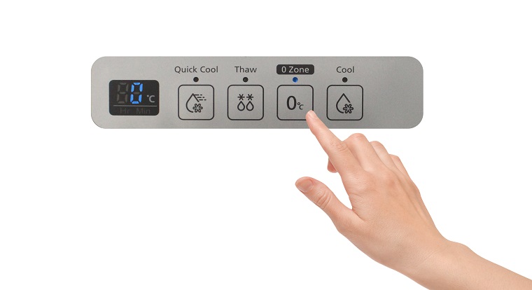 Cách sử dụng bảng điều khiển tủ lạnh Samsung RSH5ZLMR1/XSV 518 lít > Cách sử dụng bảng điều khiển tủ lạnh Samsung RSA1WTSL1-XSV 520 lít