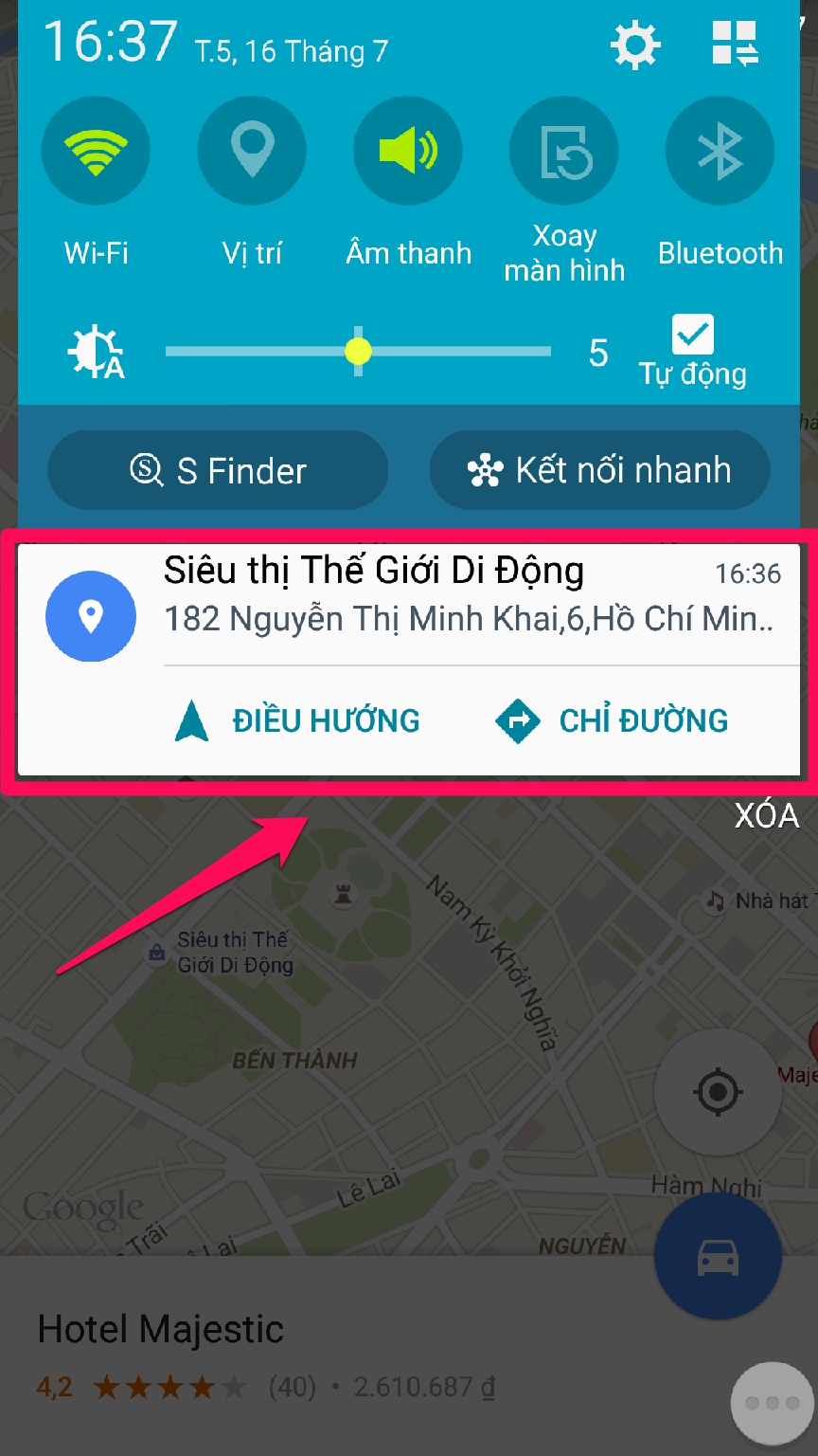 Google Maps, Gửi vị trí, Google Maps trên PC, Smartphone Android