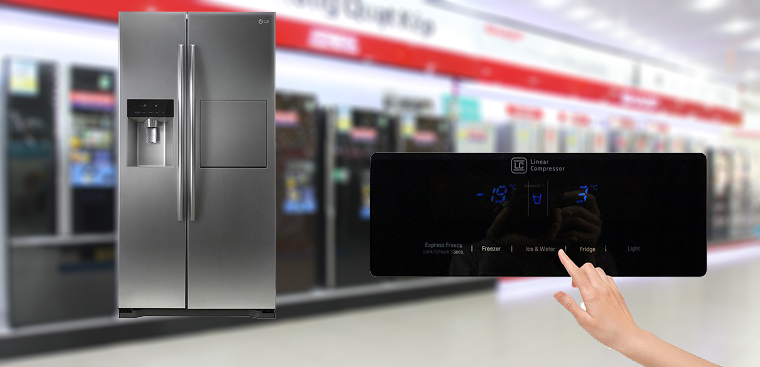 Cách sử dụng bảng điều khiển tủ lạnh LG GR-P227GS 501 lít