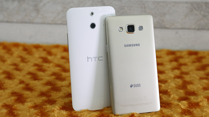 So sánh HTC One E8 Dual và Samsung Galaxy A5 So sánh HTC One E8 Dual và Samsung Galaxy A5