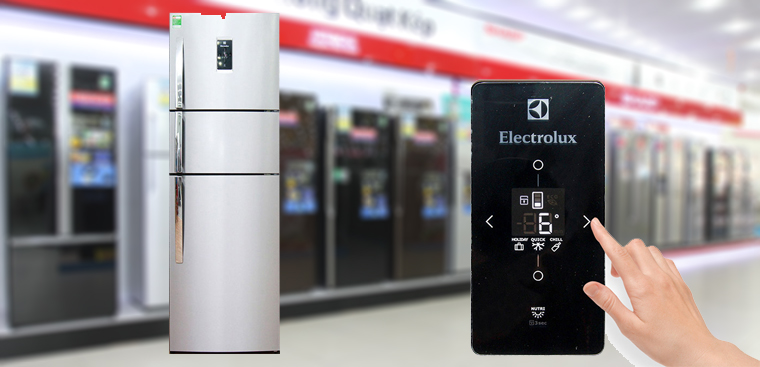 Cách sử dụng bảng điều khiển tủ lạnh Electrolux Inverter 334 lít EME3500BG
