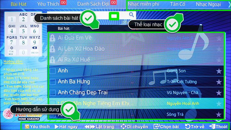 Cách sử dụng ứng dụng hát karaoke trên Smart tivi Samsung 2015