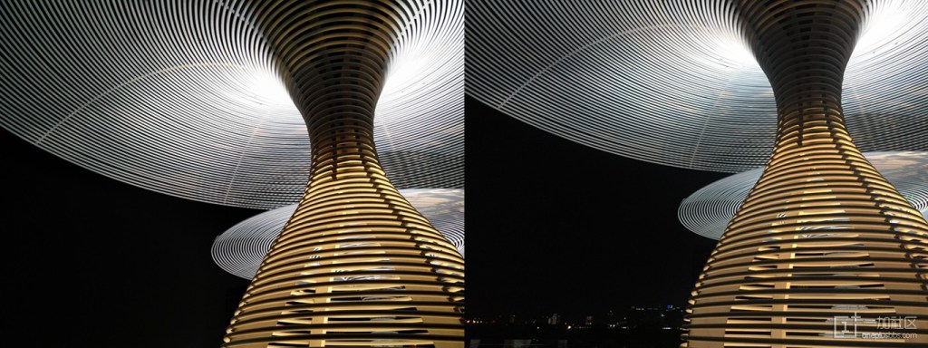 Ảnh chụp đêm của OnePlus 2 (trái) và iPhone 6 (phải) 1