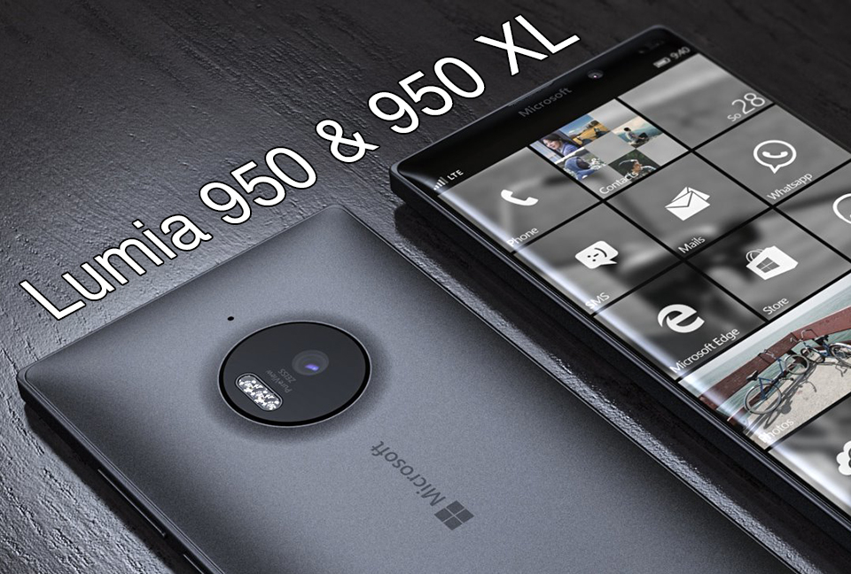 Cấu hình đầy đủ của Lumia 950 XL và Lumia 950 bị rò rỉ