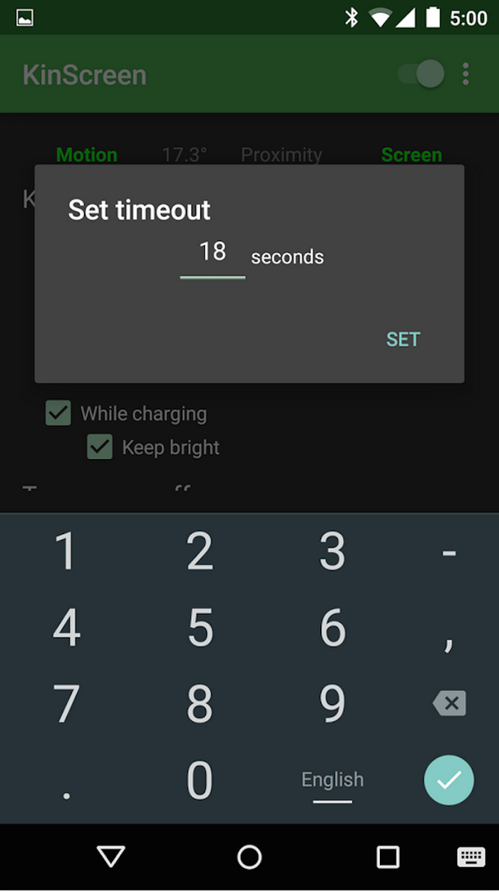 Tắt/ mở màn hình điện thoại Android tự động với KinScreen Tắt/ mở màn hình điện thoại Android tự động với KinScreen