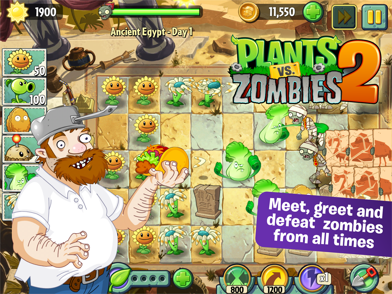 Review Plants Vs Zombies 2: Lost City Part 2