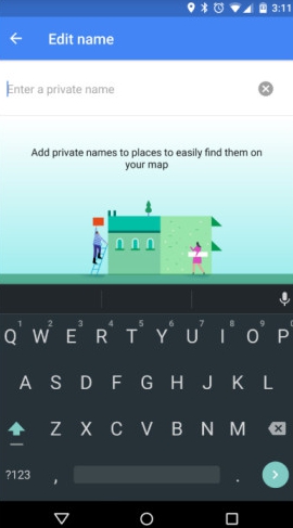 Tùy thích thay đổi tên các địa điểm Tùy thích thay đổi tên các địa điểm