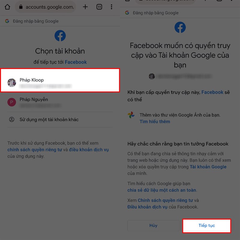 Mẹo chuyển ảnh từ Facebook sang Google Photos