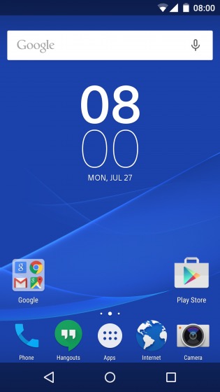 Ảnh rò rỉ giao diện Xperia mới 2 Ảnh rò rỉ giao diện Xperia mới 2