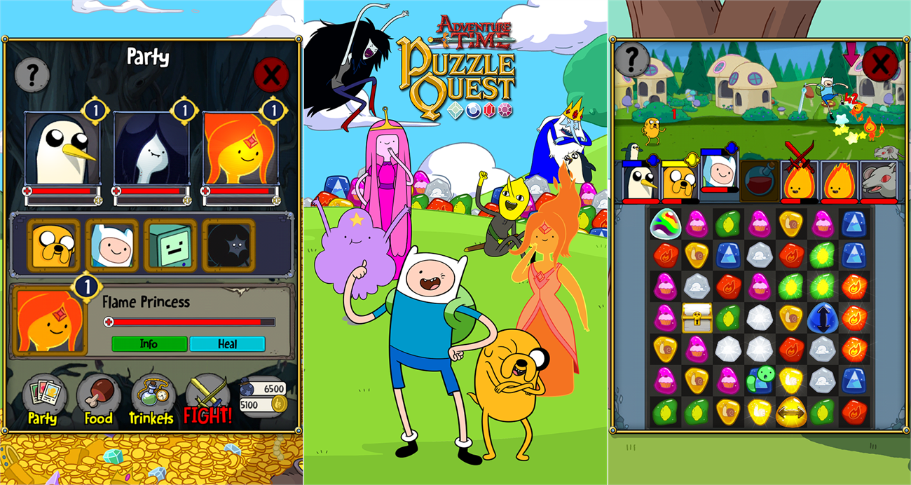 Adventure Time Puzzle Quest