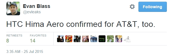 HTC (Hima) Aero đã đến Mỹ HTC (Hima) Aero đã đến Mỹ