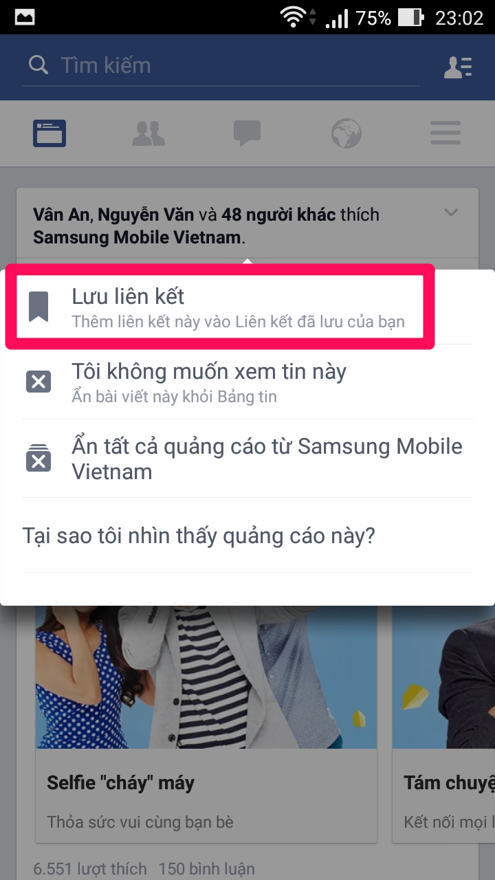 Lưu liên kết để xem lại sau đó Lưu liên kết để xem lại sau đó