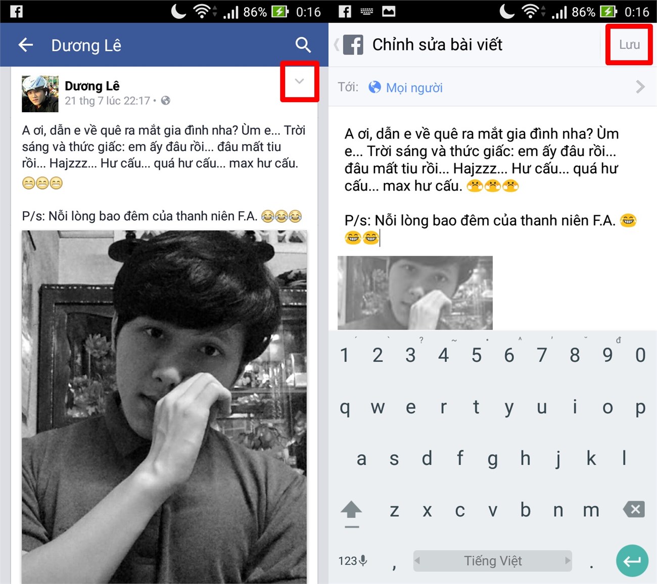 Chỉnh sửa bài viết của bạn Chỉnh sửa bài viết của bạn