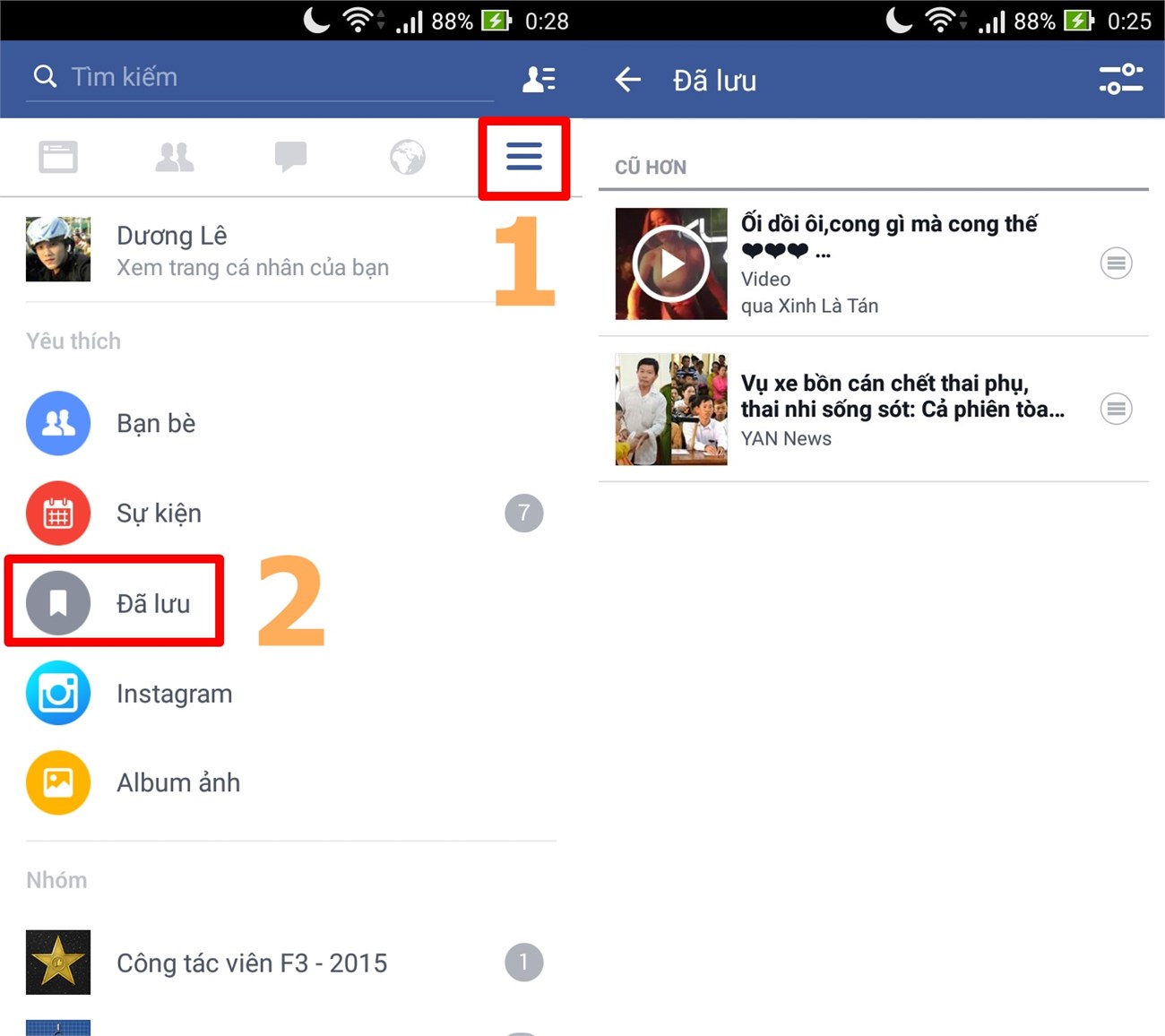 Xem lại các bài đăng mà bạn đã lưu trước đó Xem lại các bài đăng mà bạn đã lưu trước đó