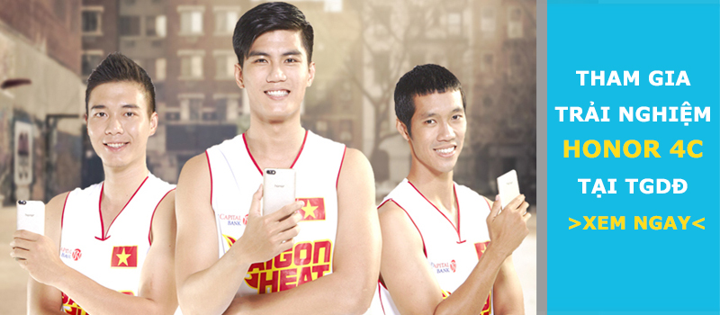 Danh sách trải nghiệm Honor 4C