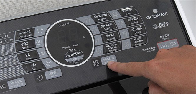Cách sử dụng bảng điều khiển máy giặt Panasonic NA-F90X1LRV
