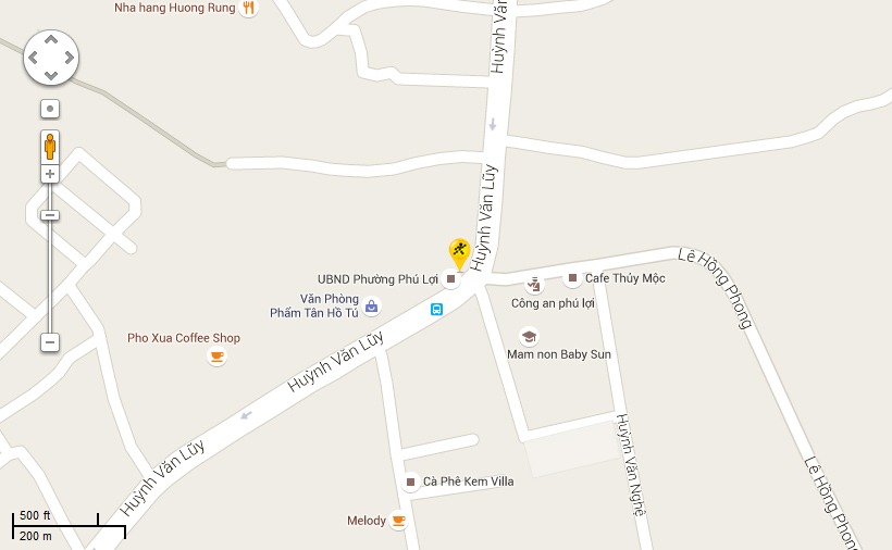 bản đồ đến siêu thị Thegioididong huỳnh văn lũy