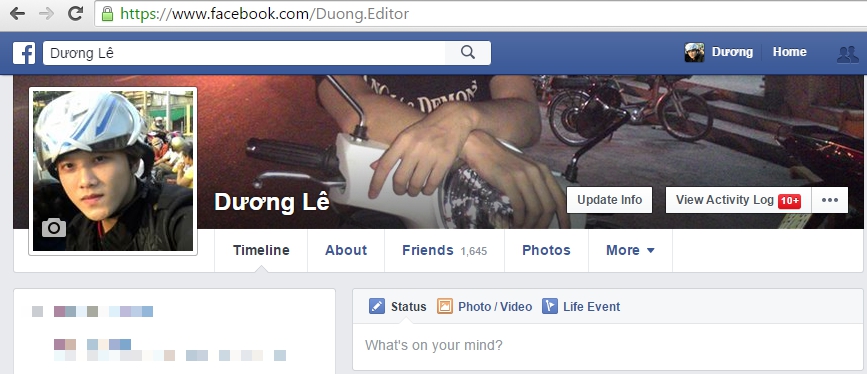 Người dùng Facebook tại Đức có thể đổi tên theo sở thích. Còn ở Việt Nam chắc bị khóa nick!?