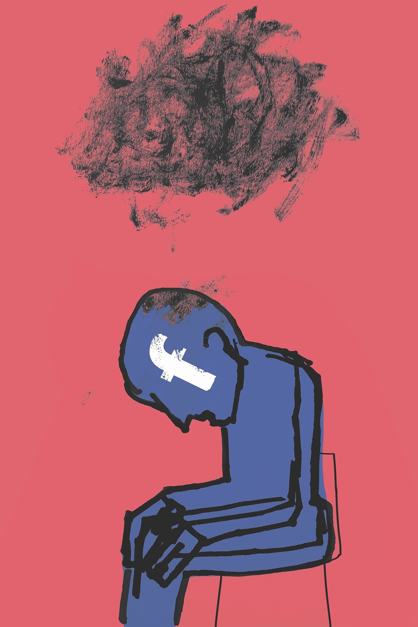 Lướt Facebook hơn 2 tiếng mỗi ngày có thể bị tâm thần và muốn 'nhảy lầu'