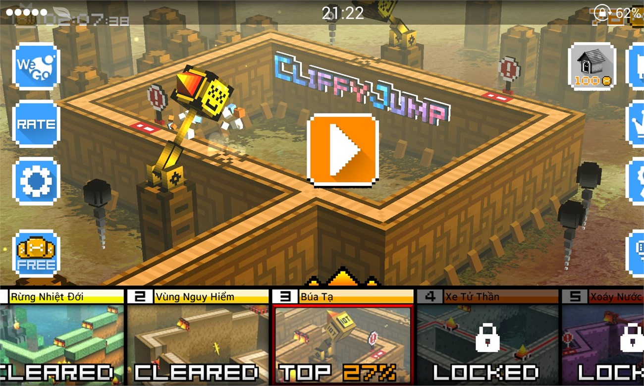 Cliffy Jump: Những con thú thích nhảy Cliffy Jump: Những Con Thú Thích Nhảy