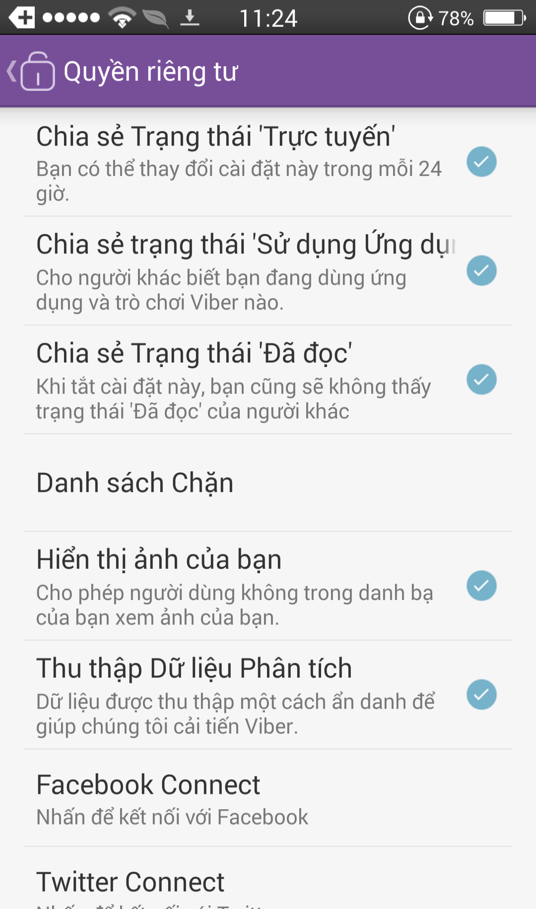 Thủ thuật Viber