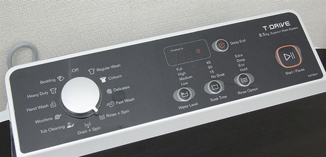 Cách sử dụng bảng điều khiển máy giặt Electrolux EWT8541 8.5 Kg
